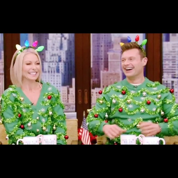 Tacky holiday Christmas tree ugly sweater - Picture 4 of 4